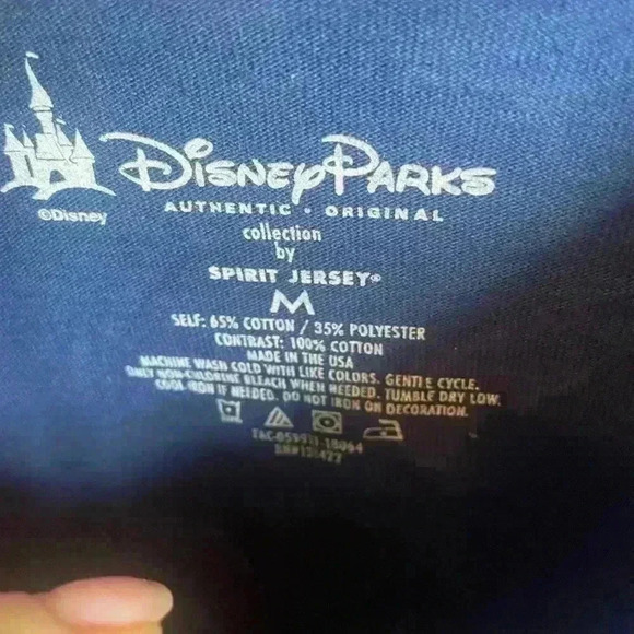 Disneyland Resort Vintage Red White Blu Long Sleeve Spirit Jersey Adult Size Med - Picture 5 of 7
